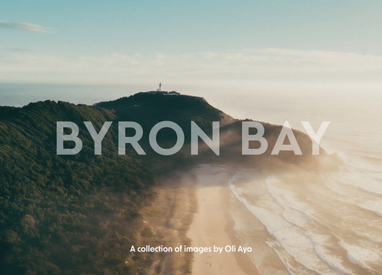 Byron Bay book — front cover